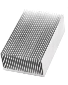uxcell Aluminum Heat Radiator Heatsink Cooling Fin 110x69x36mm Silver Tone